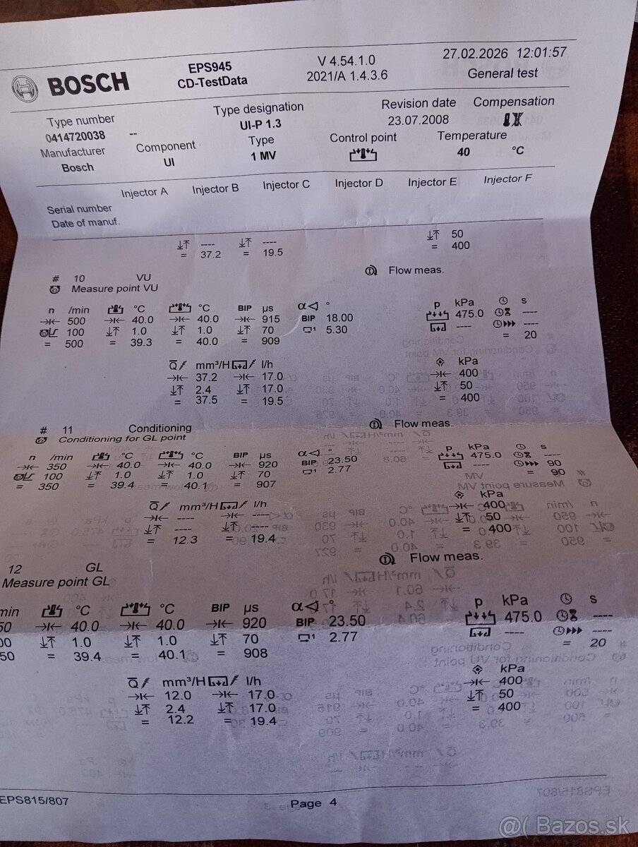 Vstrekovač bosch 038 130 073 AK - 2