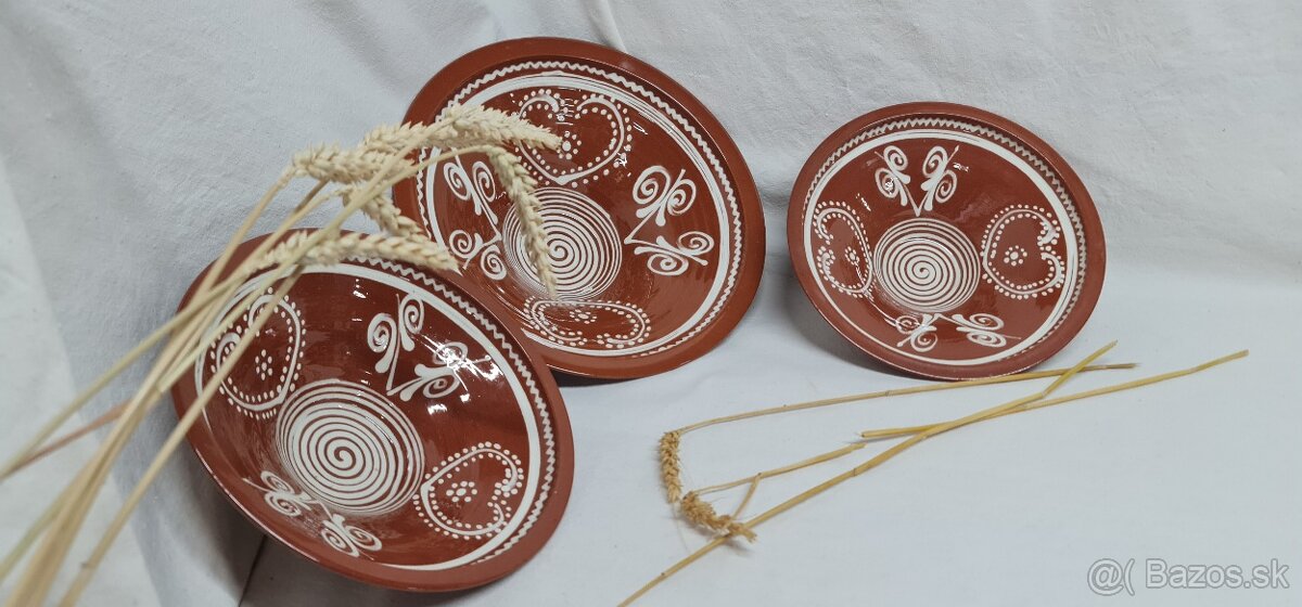 Keramické závesné taniere - 2