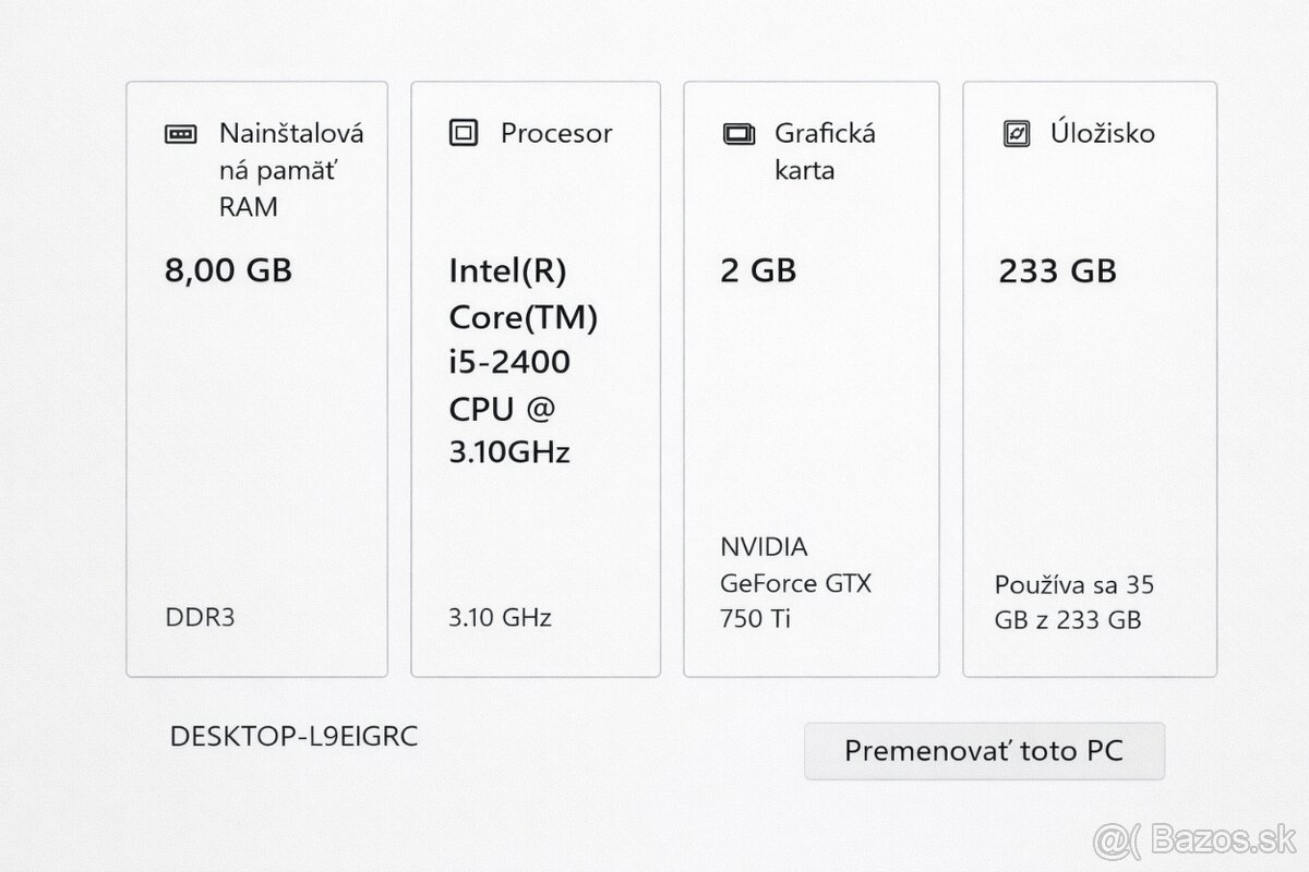 Stolný počítač s monitorom - 2