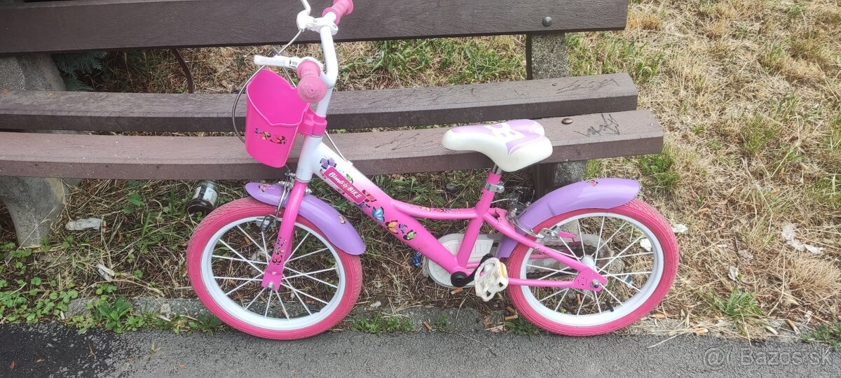 Dievčenský bicykel 16 palcový - 2