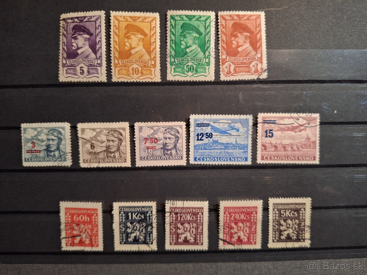 Poštové známky Československo 2 - 2