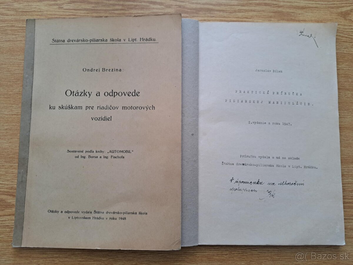 Historické učebnice 1947, 1948 - 2