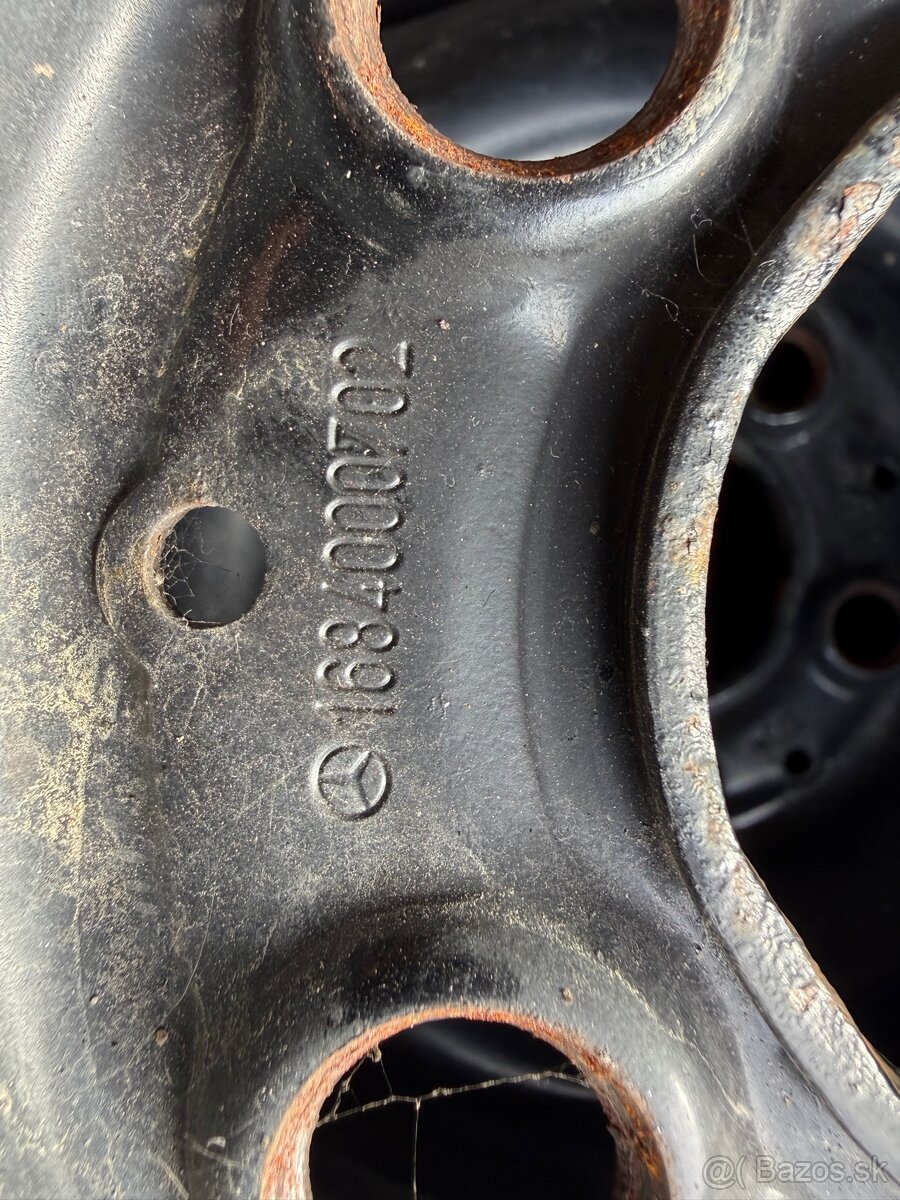 Plechové disky Mercedes w169 - 2