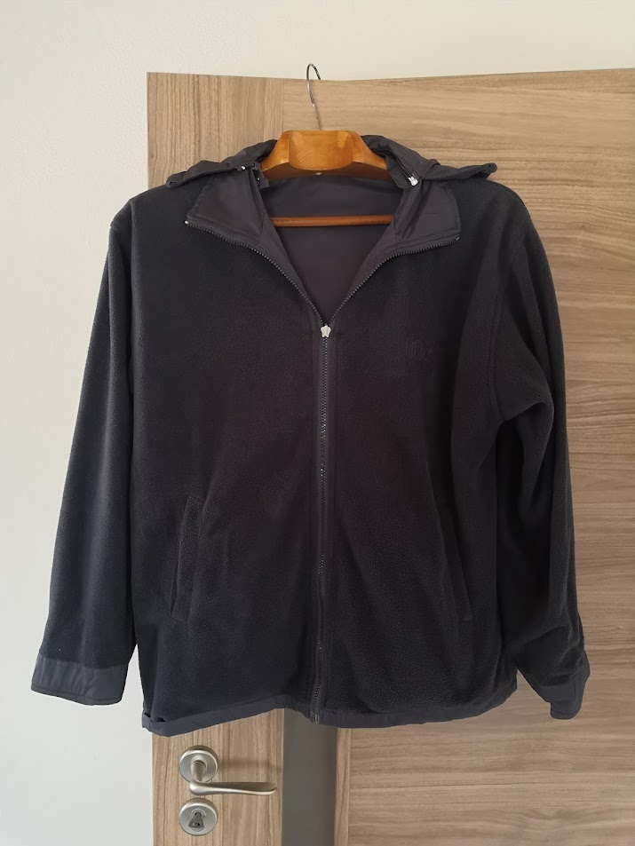 Pánska obojstranná sivá bunda - 2