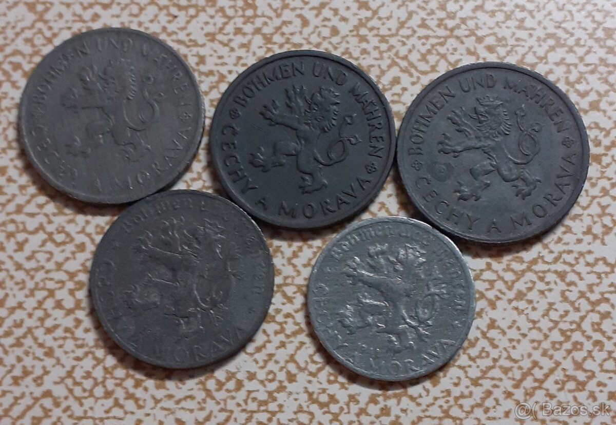 Mince protektorat Čechy a Morava - 2