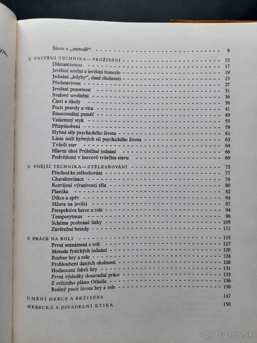 Stanislavského metoda herecké práce - 2