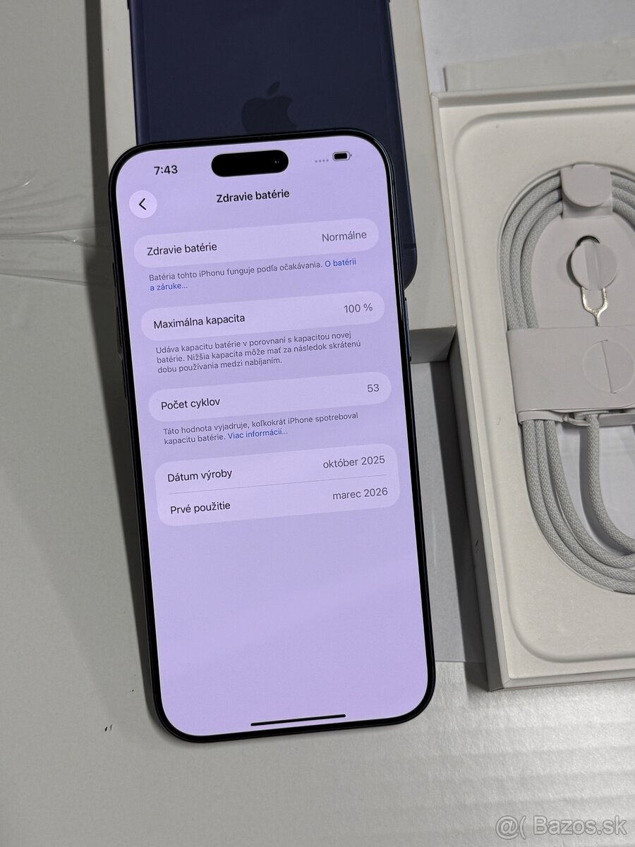 Predám Apple iPhone 17 Pro Max 256 GB – Deep Blue - 2