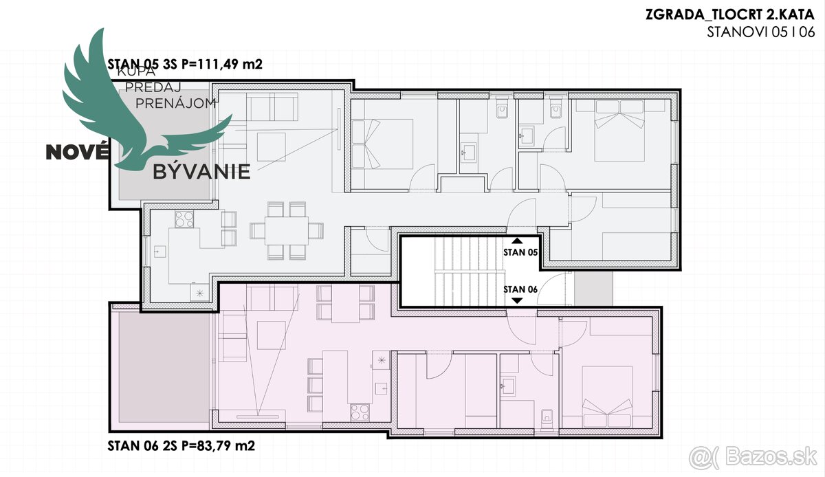 Novostavba strešného apartmánu vo výbornej lokalite 70 metro - 2