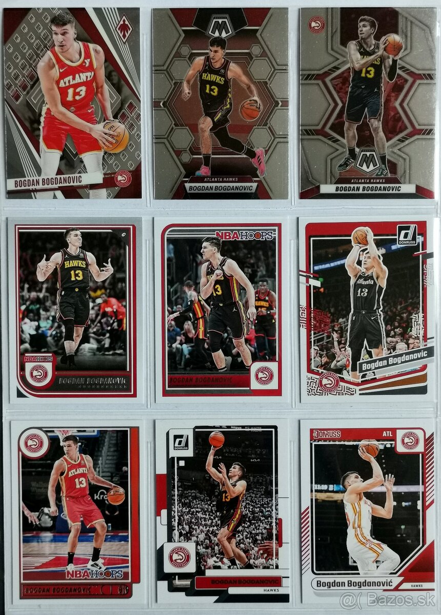 Kartičky NBA - Európski hráči - 2