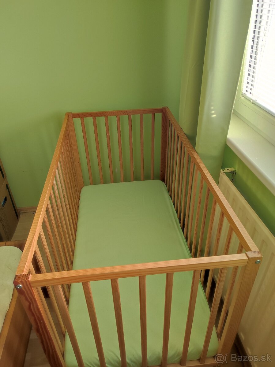 Detská postieľka AMAL + 2x vreckár a mantinel - 2