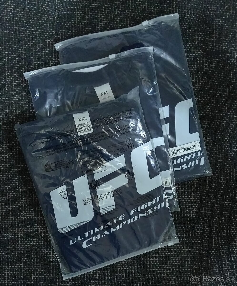 Nové bavlnené tričká s nápisom UFC - 2