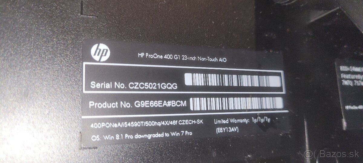 Hp Proone 400 g1 23 ich - 2