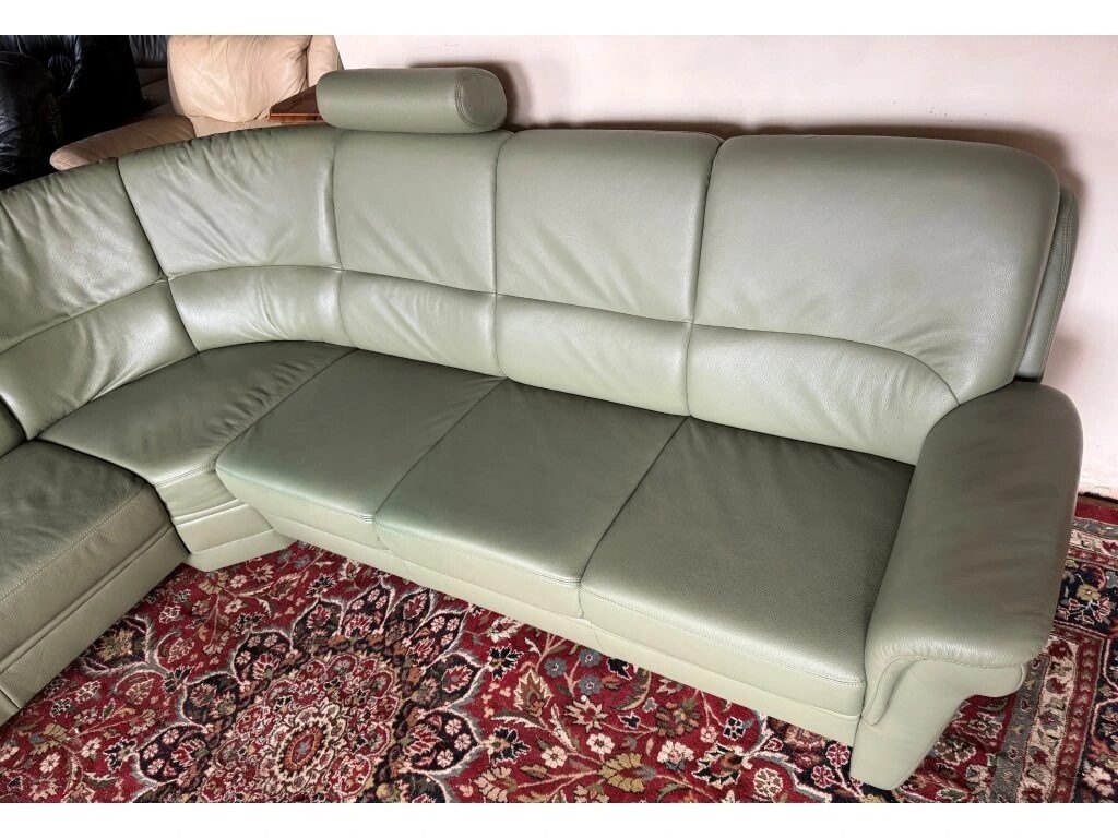 Luxusní rohová kožená sedací souprava, 3009 - 2