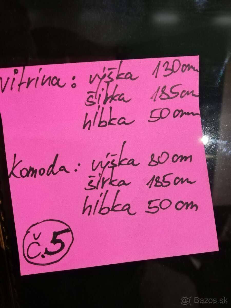 Komoda + vitrína č.5 - 2