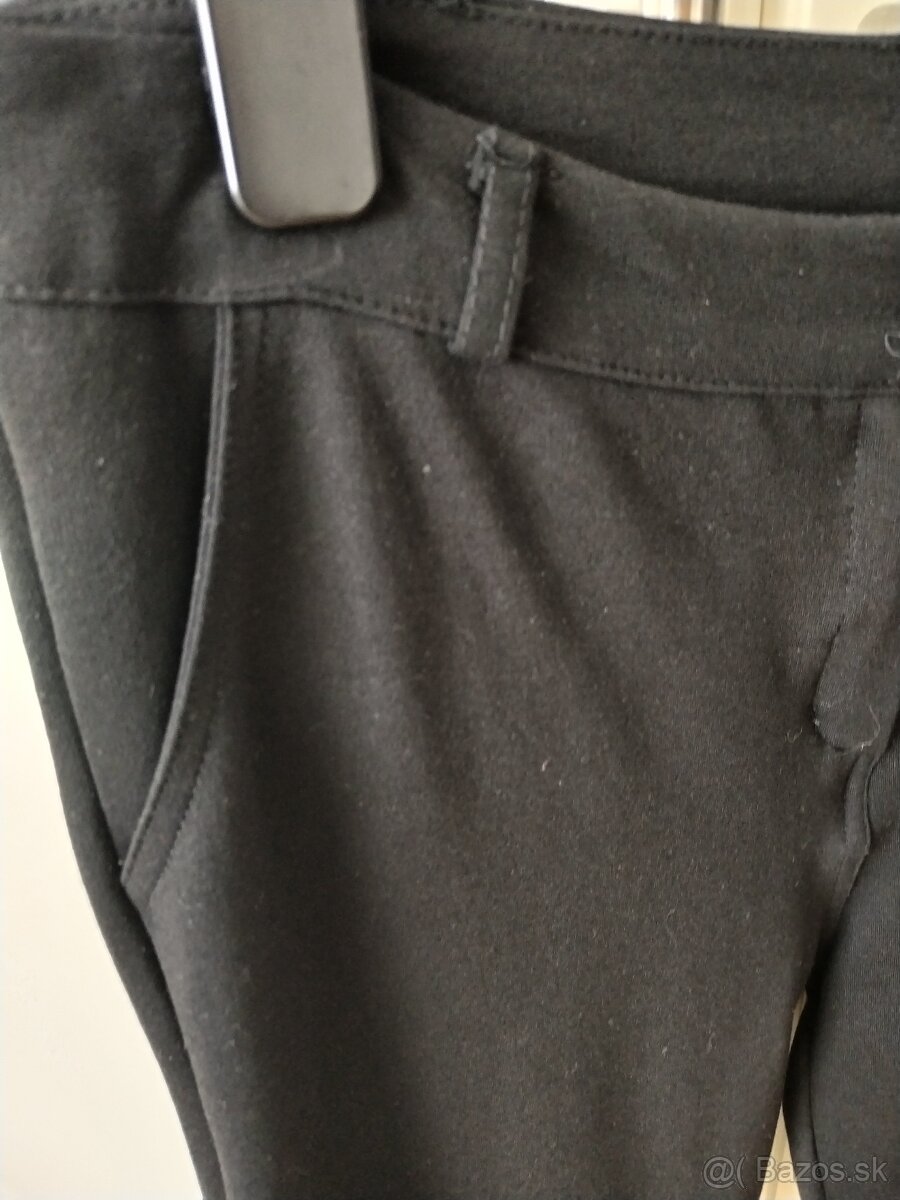 dámske čierne nohavice - 2