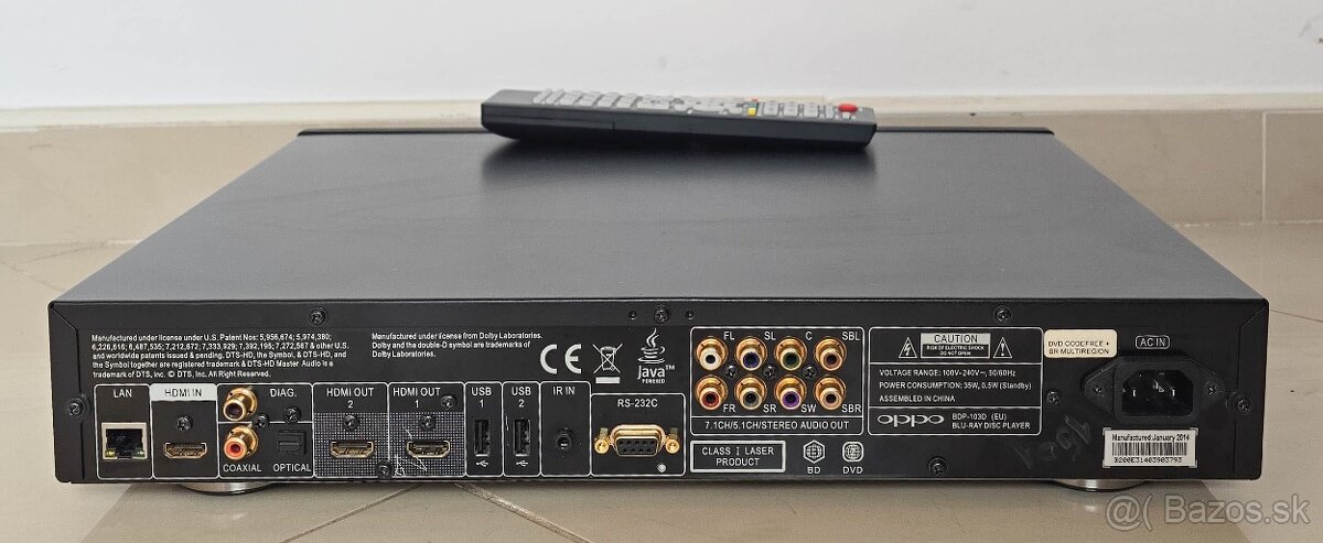 Oppo BDP-103EU / 3D Blu-ray / DVD-Audio a SACD - 2