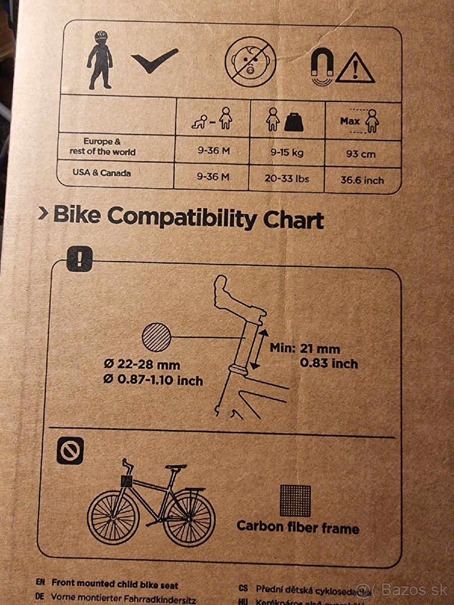 Sedacka na bicykel thulle yepp 2 mini - 2