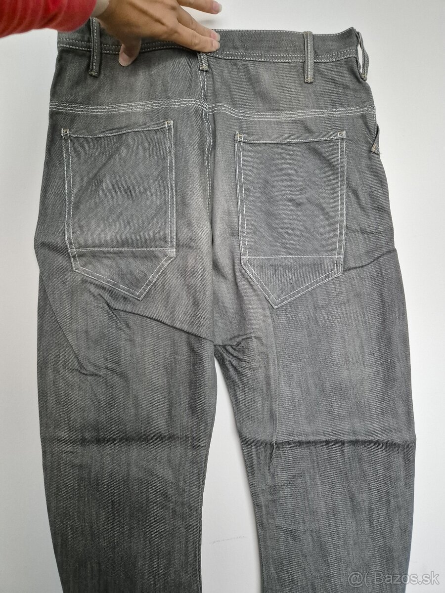 Pánske šedé rifle - 2