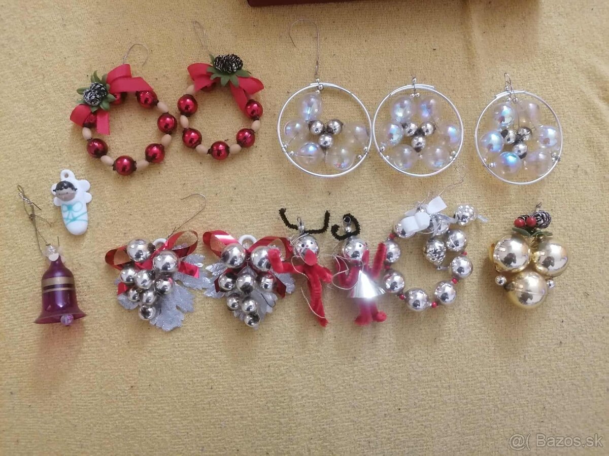 predám nové aj retro vianočné ozdoby - 2