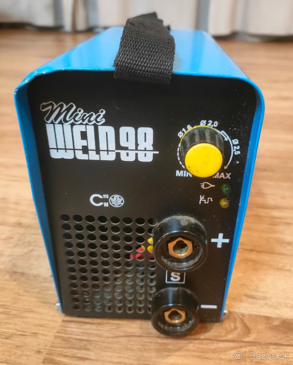 Invertorová zváračka MINIWELD 98 + elektródy - 2