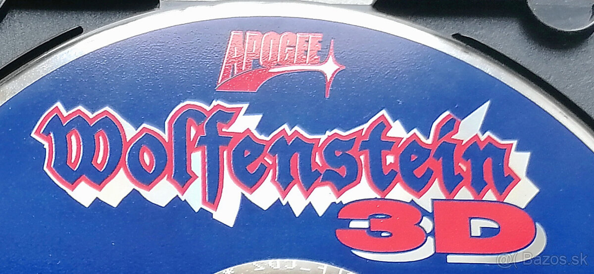 PREDÁM CD WOLFENSTEIN 3D MEGA RARE MANACCOM AUSTRÁLIA 1996 - 2