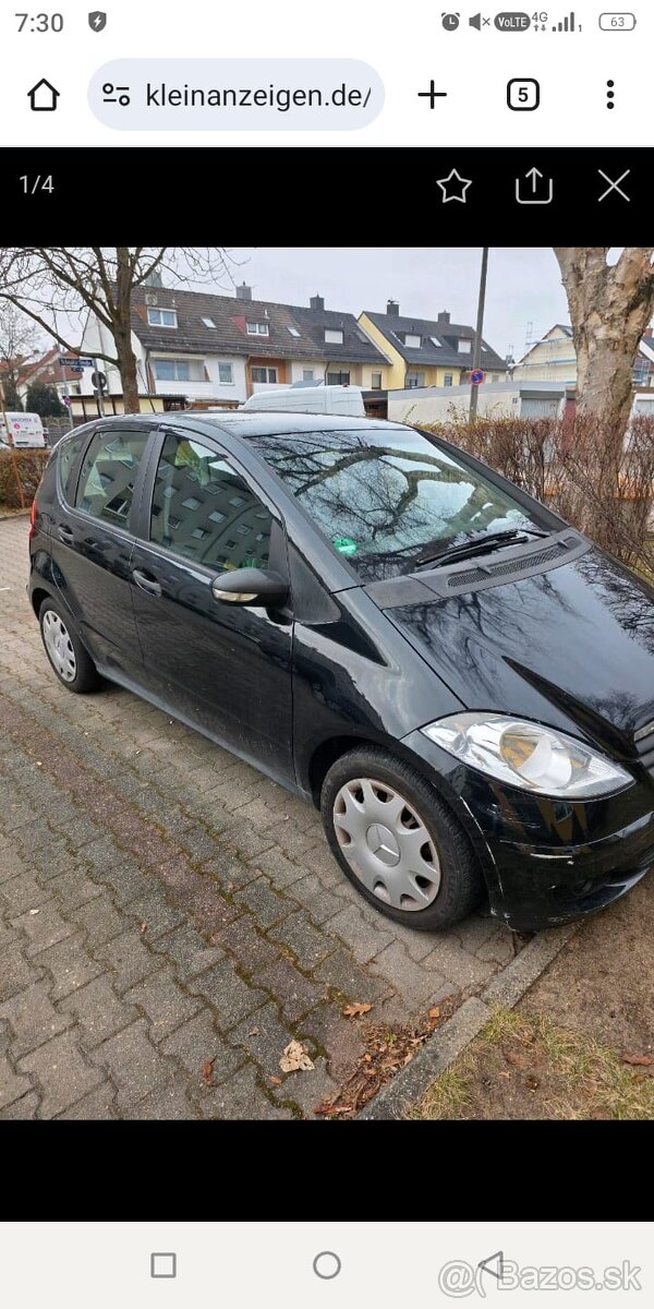 Mercedes Benz A B rozpredám na diely - 2