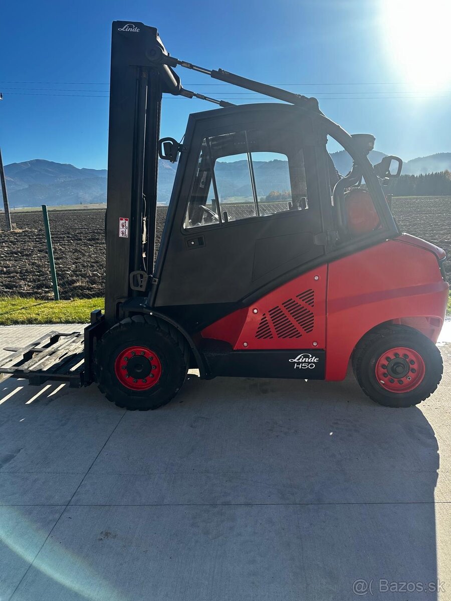 LINDE H50 triplex 6,8m 5000kg - 2