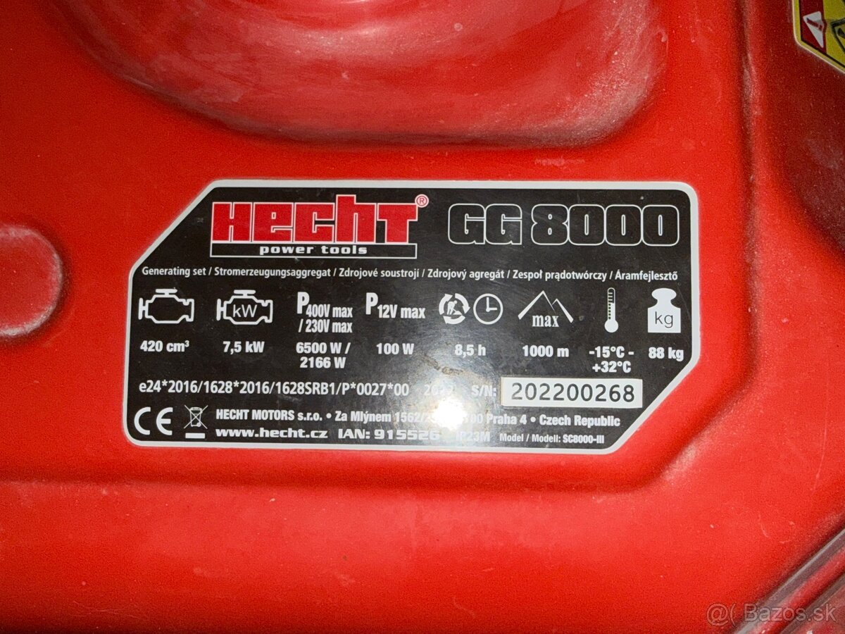 Elektrocentrala Hecht GG8000 - 2