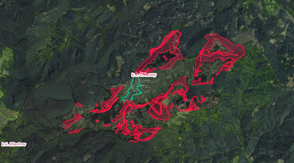 Čičmany – 8.600 m2 LESOV (Urbáru) - 2