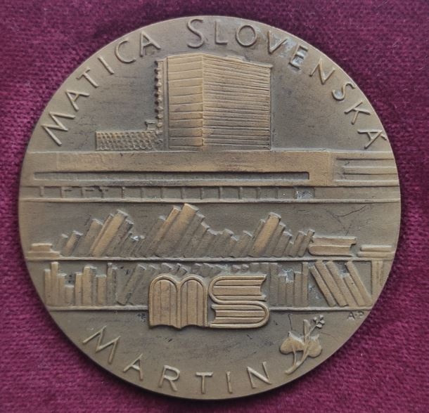 Medaila - A.Peter - Matica Slovenská - 2