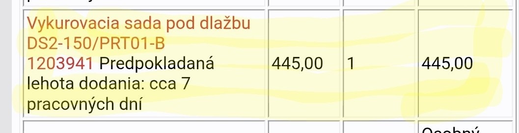 Elektrické podlahové kúrenie - 2