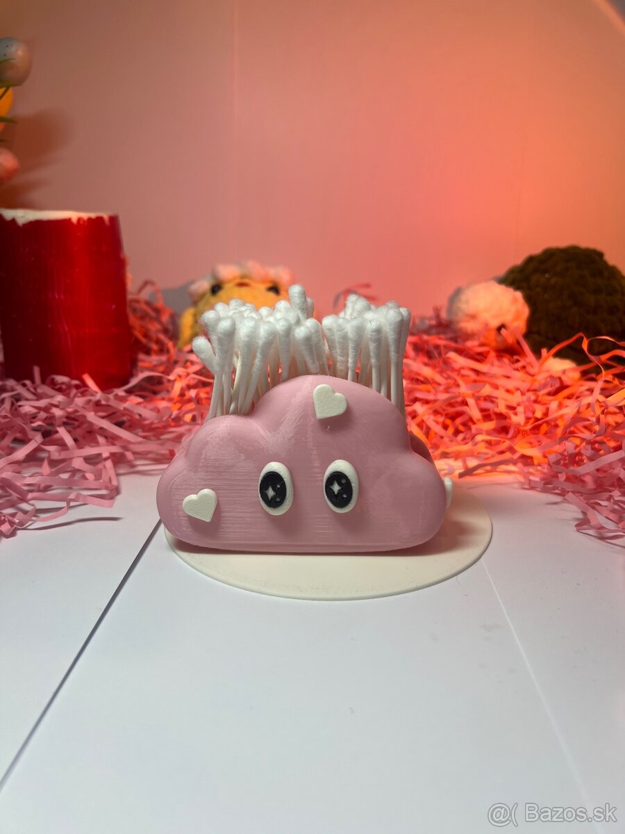 Ružový obláčik – držiak na drobnosti ☁️💖 - 2