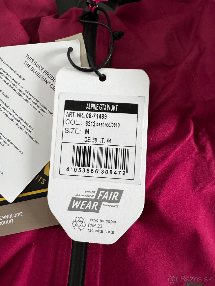 NOVÁ Dynafit Alpine GTX dámska bunda S,M NOVÁ - 2