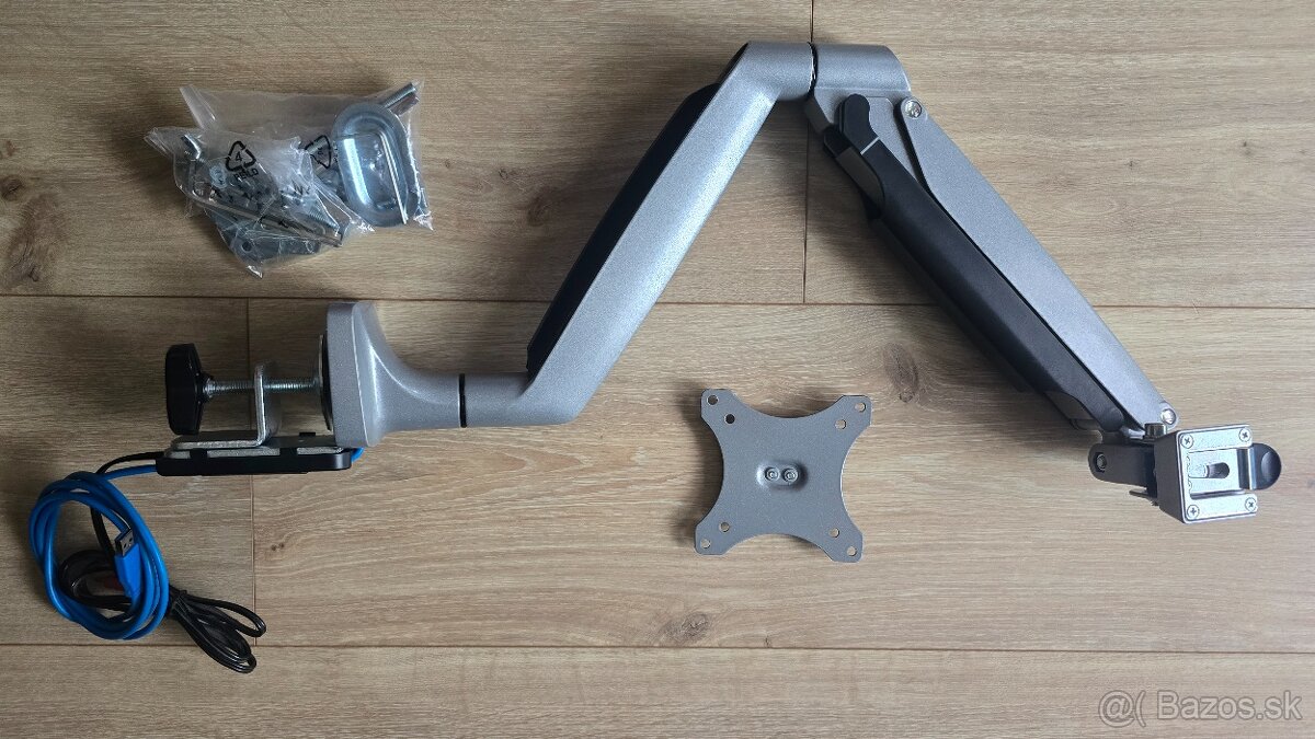 Predám drziak na monitor s USB+3.5 mm jack - 2