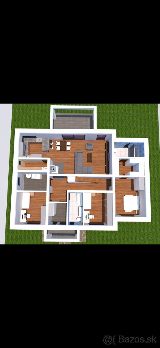 Výhodný veľký stavebný pozemok s výhľadom v obci Kravany - 2