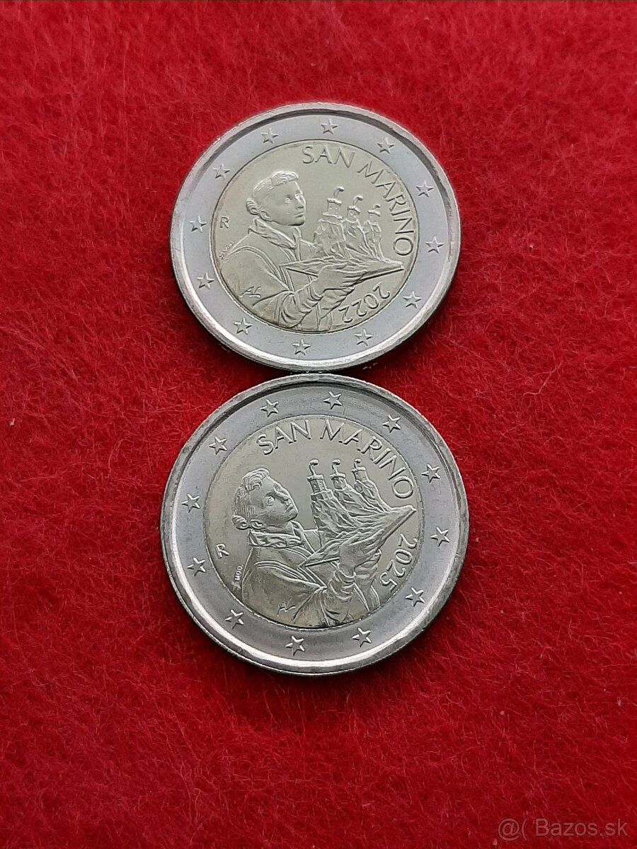 2€ mince-obehový vzor/ čítať popis - 2