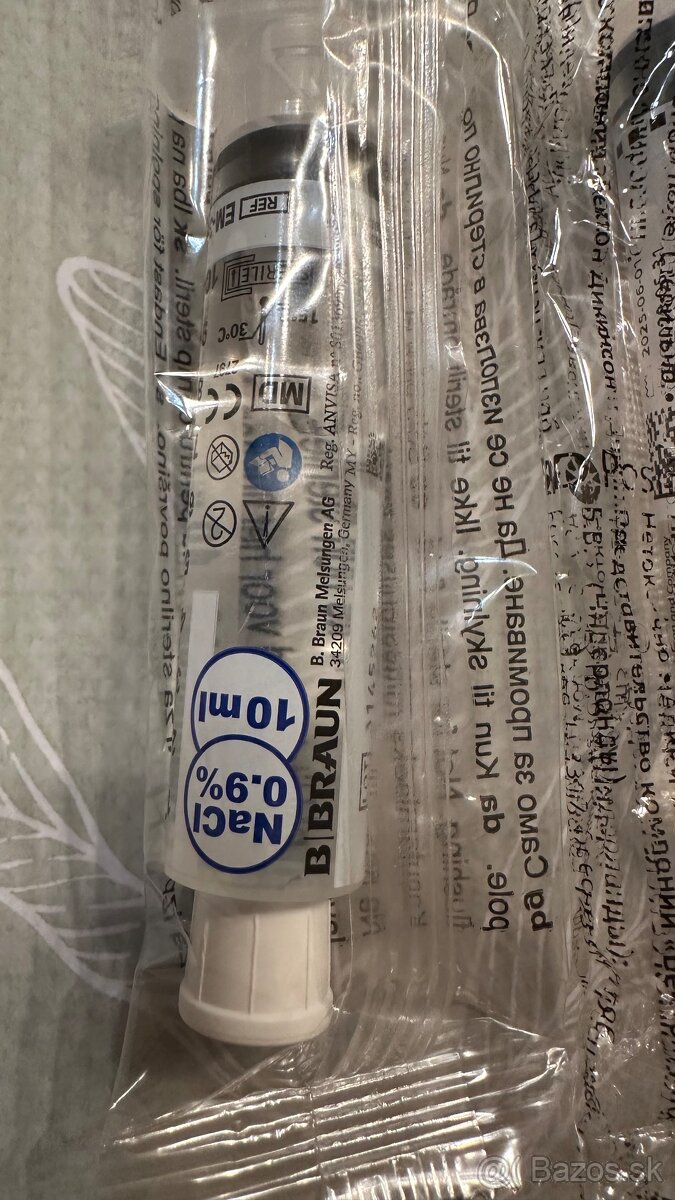 50ks OMNIFLUSH NACL 0,9% 10ml v 10ml preplachovej striekačke - 2