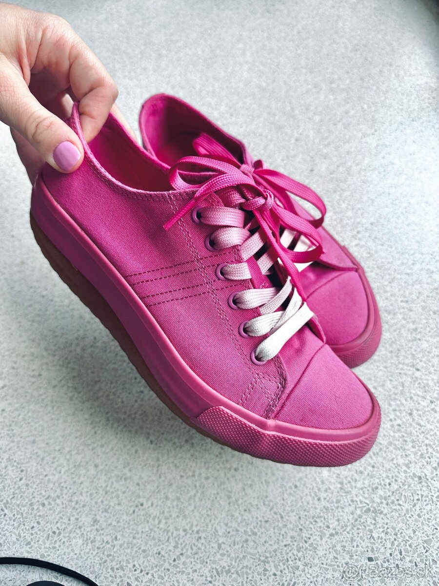 Štýlové ružové tenisky Walkmaxx Ombre Trend - 2