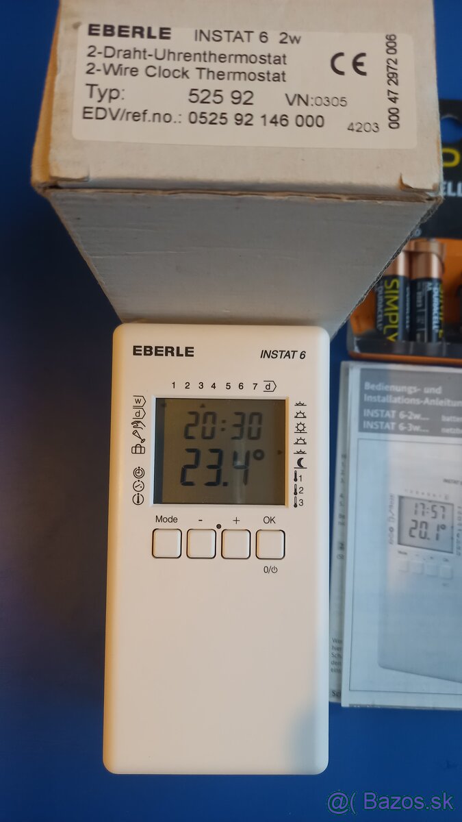 Protherm,Termostat drotovy Instat 6/2w - 2