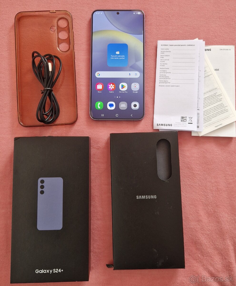 Predám Samsung S24 Plus 256GB top stave v záruke - 2