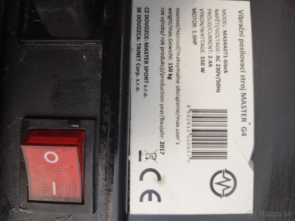 Vibračný posilňovací stroj MASTER - G4 - 2