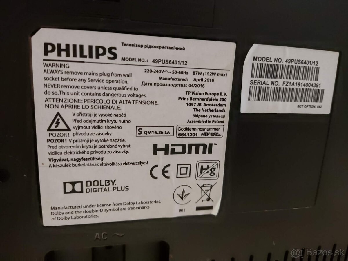 Televízor Philips 49PUS6401 - 2