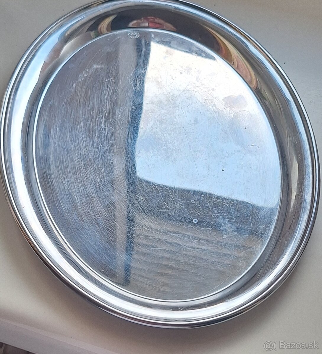 Podnos Berndorf a starožitné brošne - 2