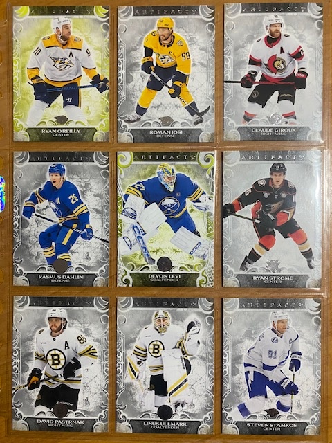 Hokejové kartičky NHL Artifacts Silver - 2