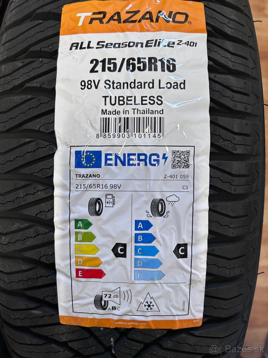 Nové celoročné Pneu 215/65R16 - 2