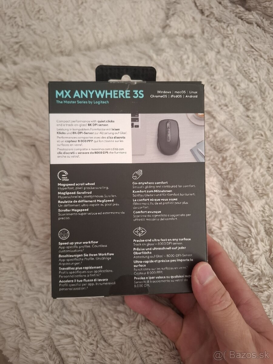 Bezdrôtová myš Logitech MX Anywhere 3S – Top stav - 2