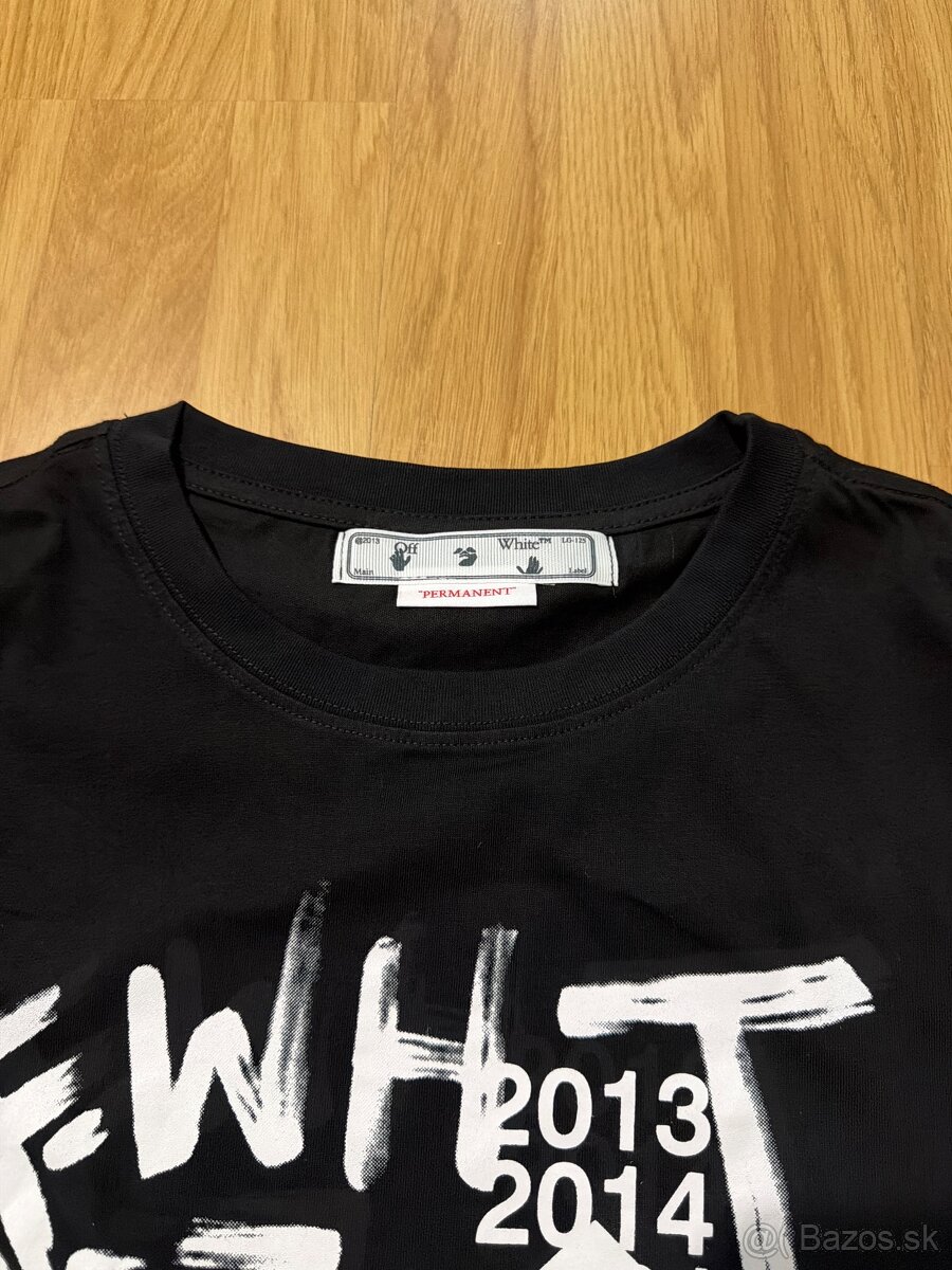 Pánske čierne Off-white tričko vel.M - 2