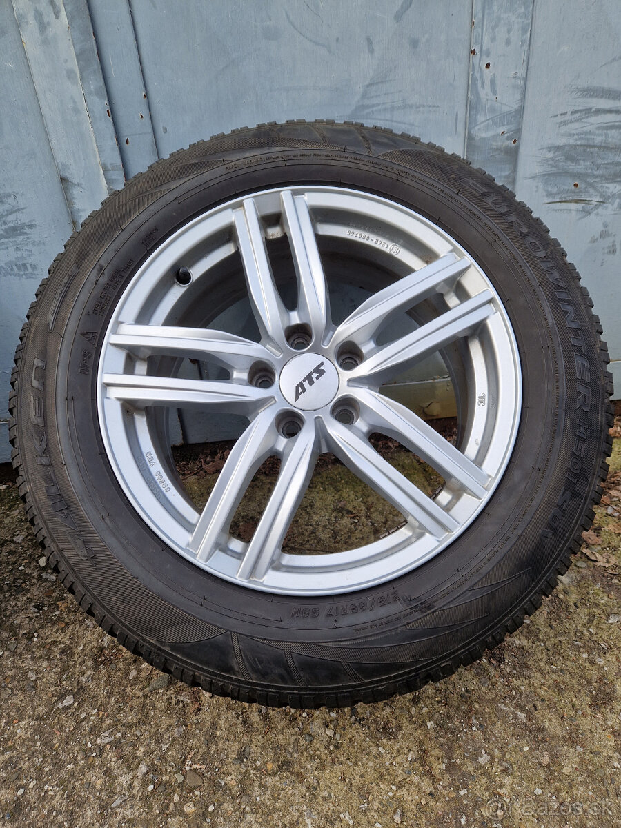 5x112 r17 kolesa vw tiguan kodiaq zimne disky 215 65 17 ats - 2