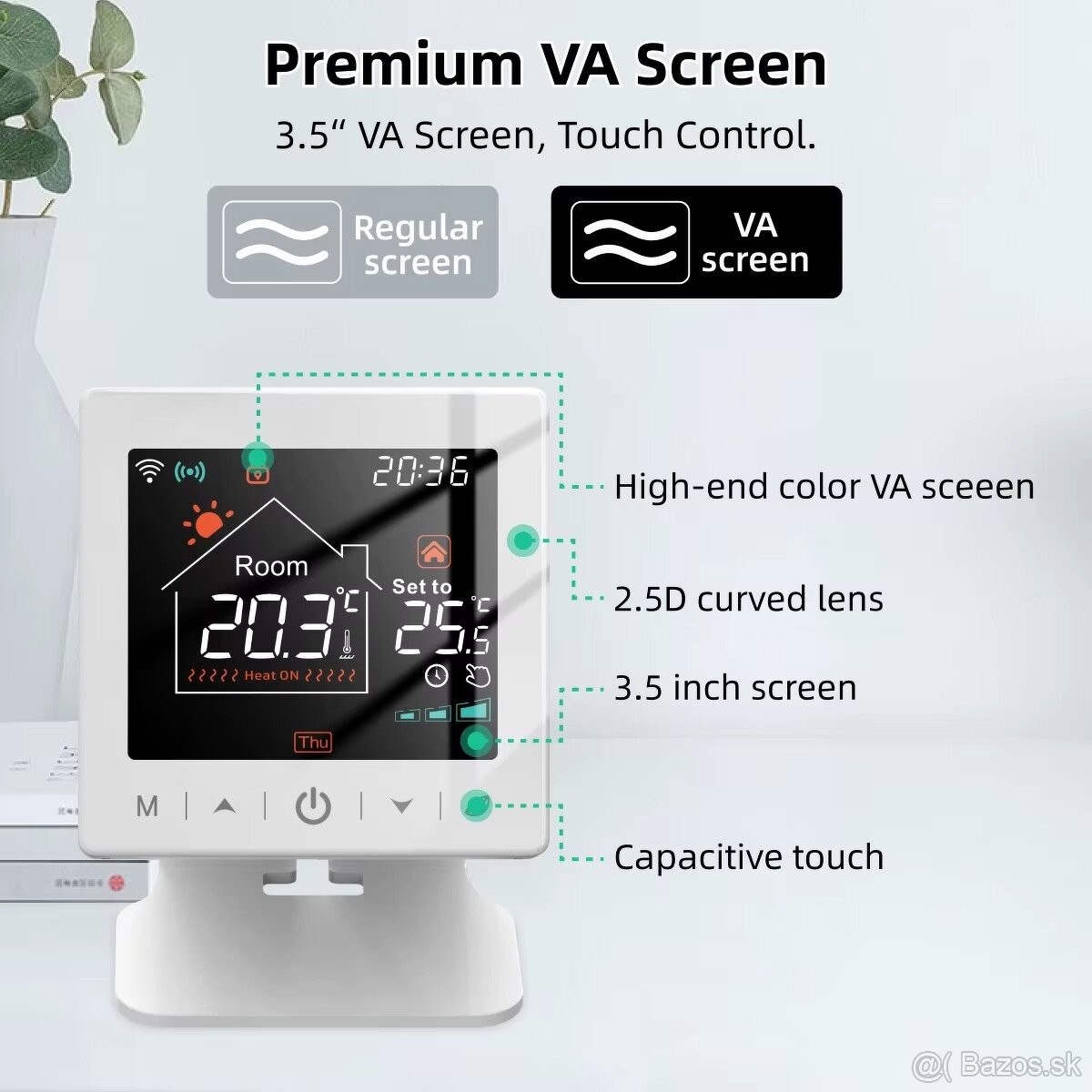 WiFi smart termostat RF433. - 2