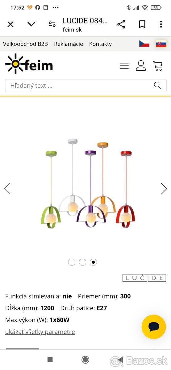 Svietidlá do detské izby Zn.Lucide - 2